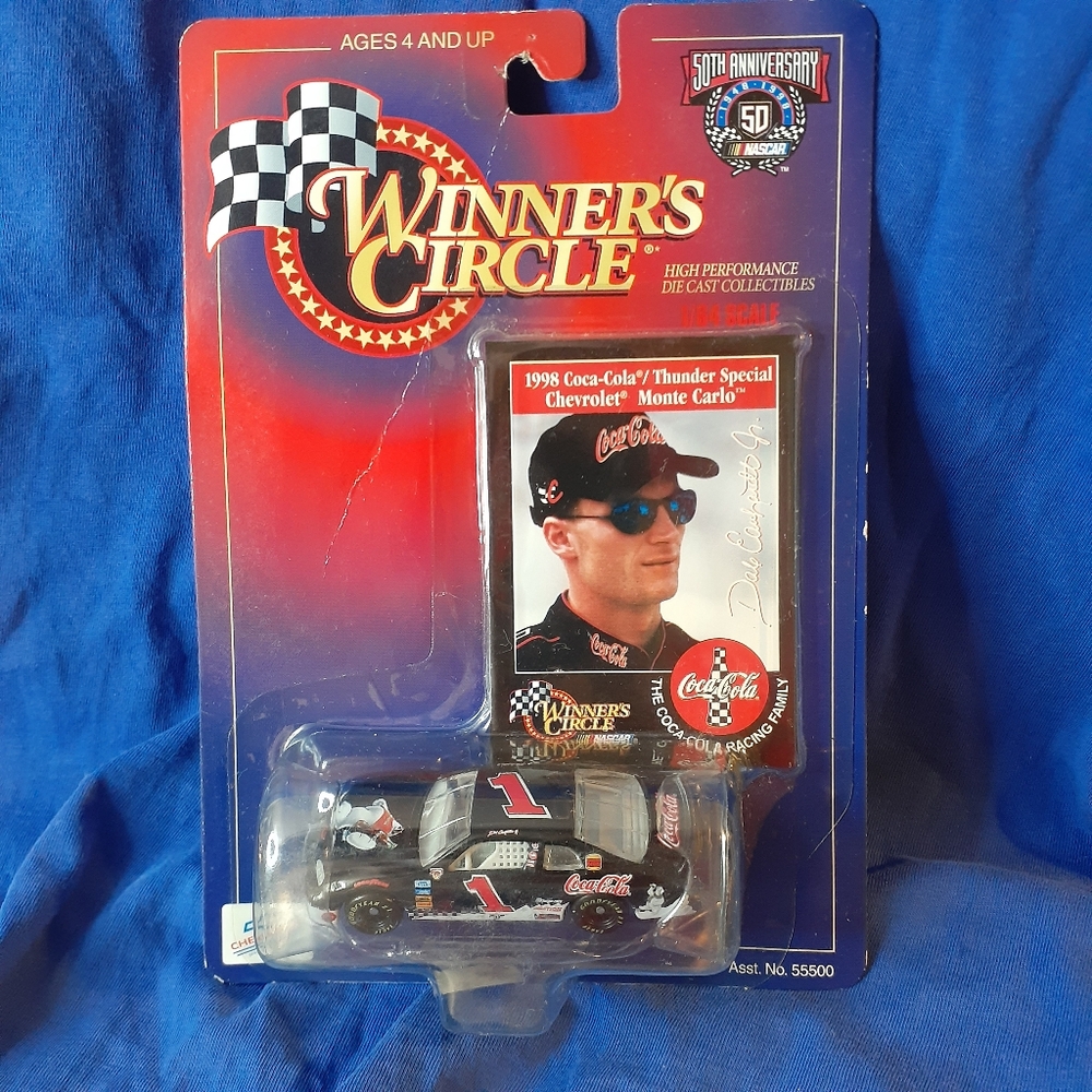 #1 Dale Earnhardt Jr CocaCola Chevy Monte Winners Circle 1998 12.50 🇨🇦Ship